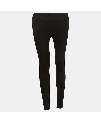 Pre-Owned Stella Mccartney Women's Black Knit Skinny Pants