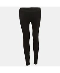 Pre-Owned Stella Mccartney Women's Black Knit Skinny Pants