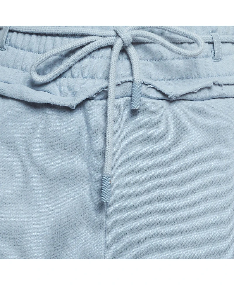 Pre-Owned Off-White Women's Blue Cotton Wide Leg Sweatpants