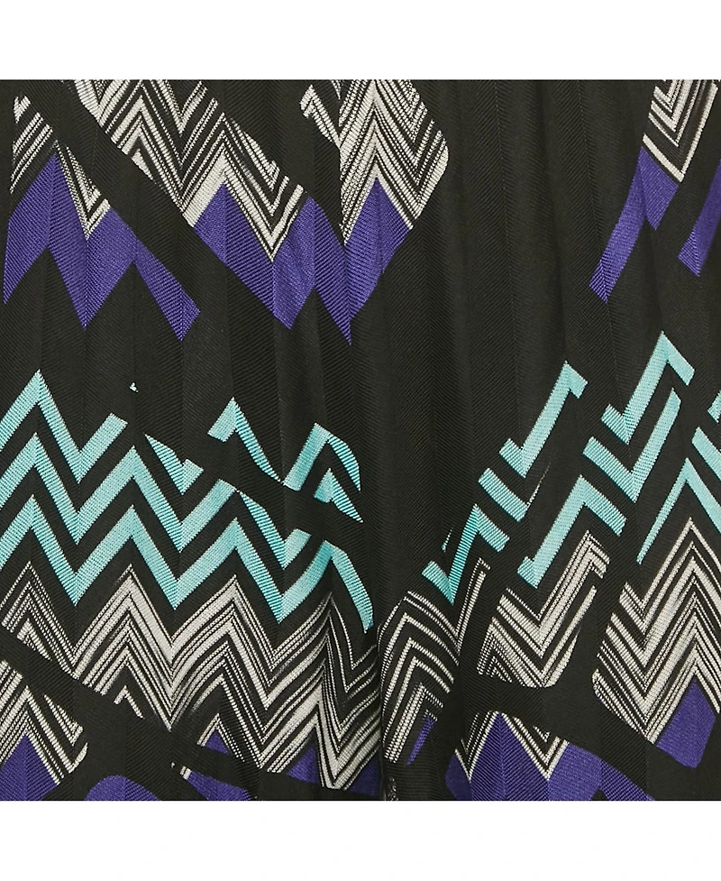 Pre-Owned Missoni Women's Multicolor Patterned Knit Parallel Pants