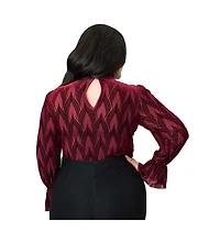 Unique Vintage Plus Donna Blouse