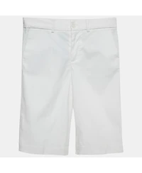 Pre-Owned Dolce & Gabbana Men's Dolce & Gabbana Pre-Owned White Cotton Bermuda Shorts