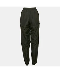 Pre-Owned Balenciaga Women's Black Synthetic Detachable Track Pants