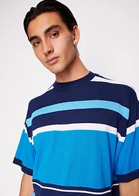 A|X Armani Exchange Men's Colorblocked Stripe T-Shirt