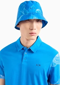 A|X Armani Exchange Men's Floral Polo Shirt