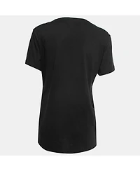 Pre-Owned Balmain Women's X Beyonce Black Cotton Logo T-Shirt