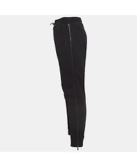 Pre-Owned Alexander Mcqueen Women's Black Heavy Knit Zipper Detail Joggers