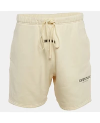 Pre-Owned Fear Of God Men's Cream Cotton Fleece