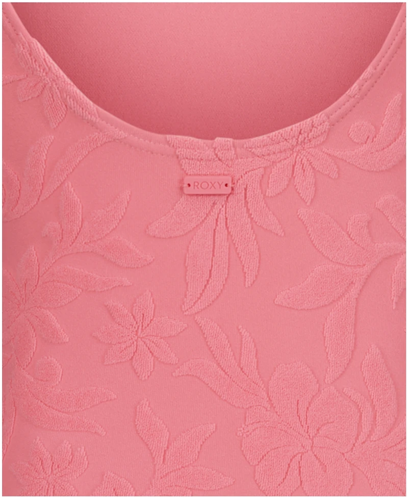 Roxy Girls' 7-16 Floral Loop One-Piece Swimsuit