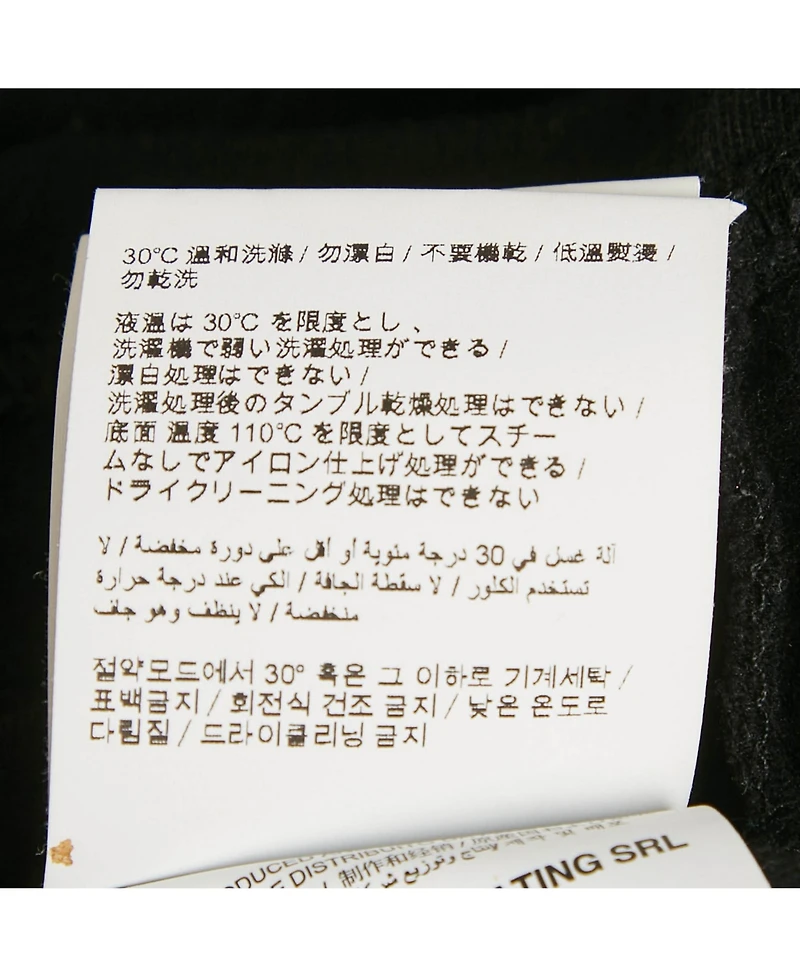 Pre-Owned Off-White Men's Black Painted Logo Cotton Crew Neck T-Shirt