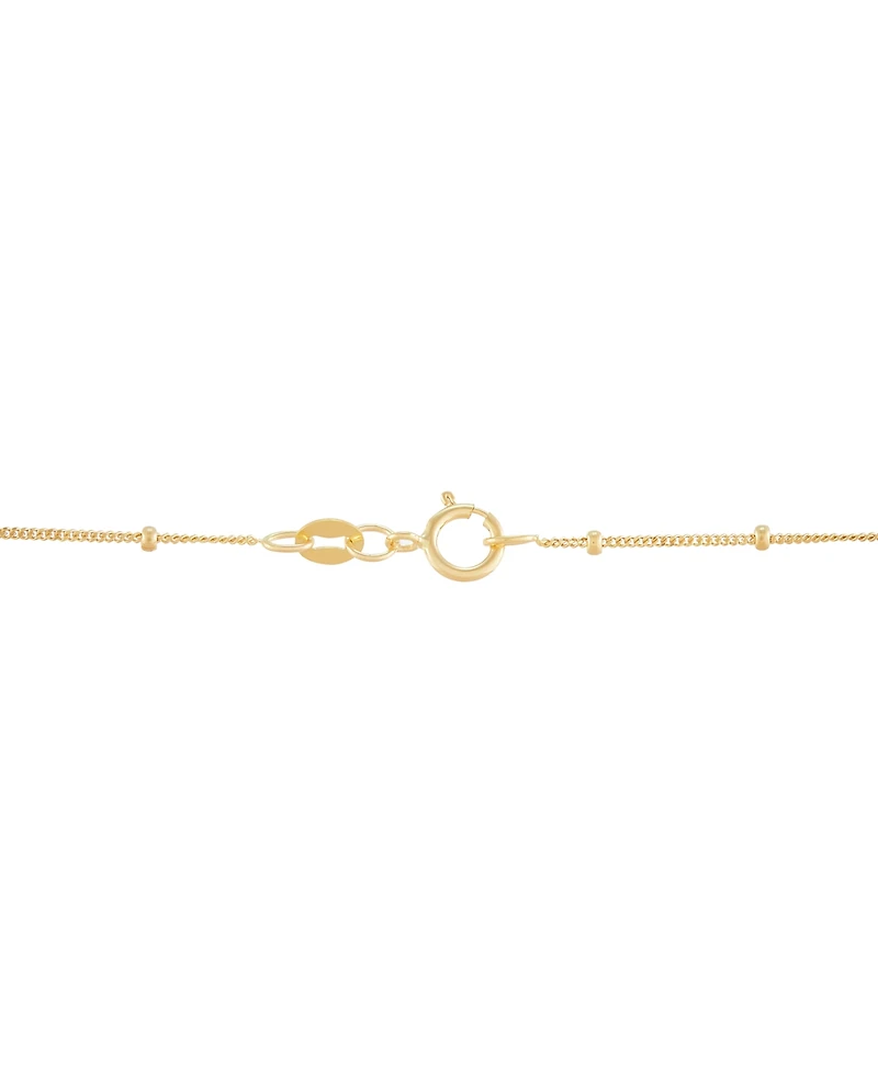 Italian Gold Expandable Curb Chain Necklace in 14k Yellow Gold