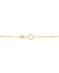 Italian Gold Expandable Curb Chain Necklace in 14k Yellow Gold
