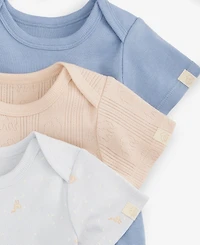 First Impressions Baby Boys' Traffic Patrol Cotton Bodysuits & Bib, 4-Piece Set, Macy's Exclusive