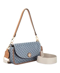 Nine West Women's Rigina Flap Shoulder Crossbody Bag