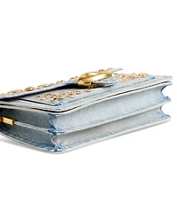 Coach Crystal Denim Tabby Small Shoulder Bag