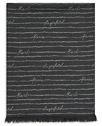 Karl Lagerfeld Paris Women's Signature Evening Stripe Scarf