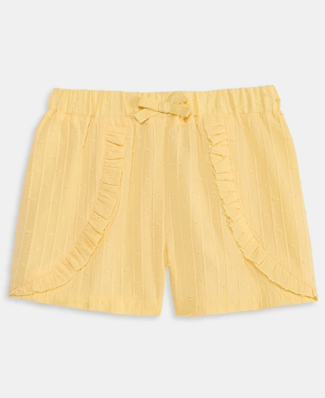 First Impressions Baby Girls Clip-Dot Cotton Shorts, Exclusively at Macy's