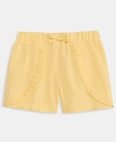 First Impressions Baby Girls Clip-Dot Cotton Shorts, Exclusively at Macy's