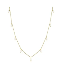 Untamed Petals Angelica Pearl Gold Plated Necklace