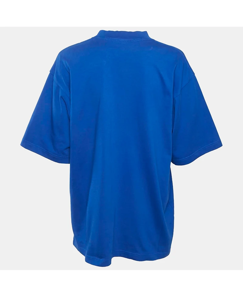 Pre-Owned Balenciaga Women's Printed Cotton Medium Fit T-Shirt