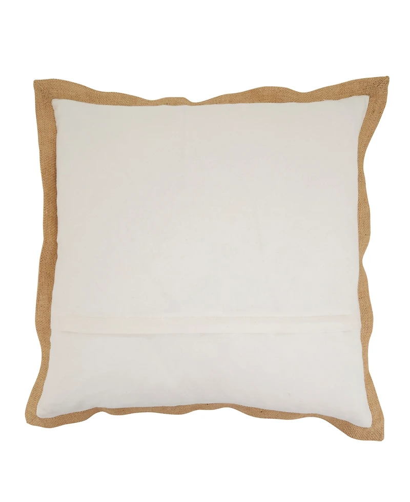 Saro Lifestyle Embroidered Owl Down Filled Decorative Pillow, 20" x 20"