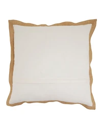 Saro Lifestyle Embroidered Owl Down Filled Decorative Pillow, 20" x 20"