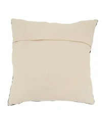Saro Lifestyle Velvet Boho Circles Down Filled Decorative Pillow, 20" x 20"