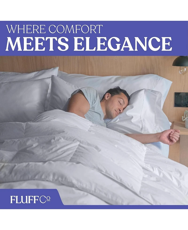 FluffCo Down Blended Comforter