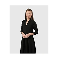 Alembika Women's Essential Pockets Cocoon Dress