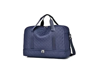 Three-dimensional Diamond Patterned Small Square Tote