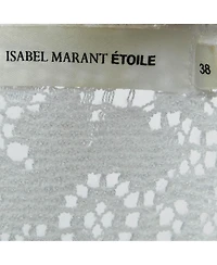 Pre-Owned Isabel Marant Women's Patterned Lace Sleeveless Top