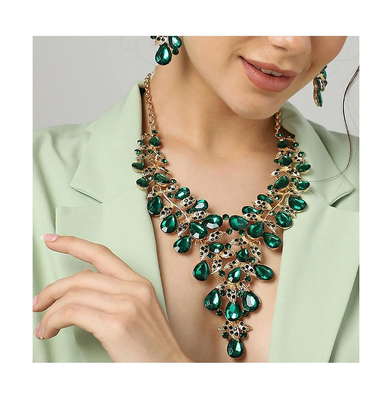 Sohi Women Green Jewellery Set