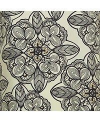 Pre-Owned Marni Women's Cream Floral Print Silk Long-Sleeve A-Line Dress