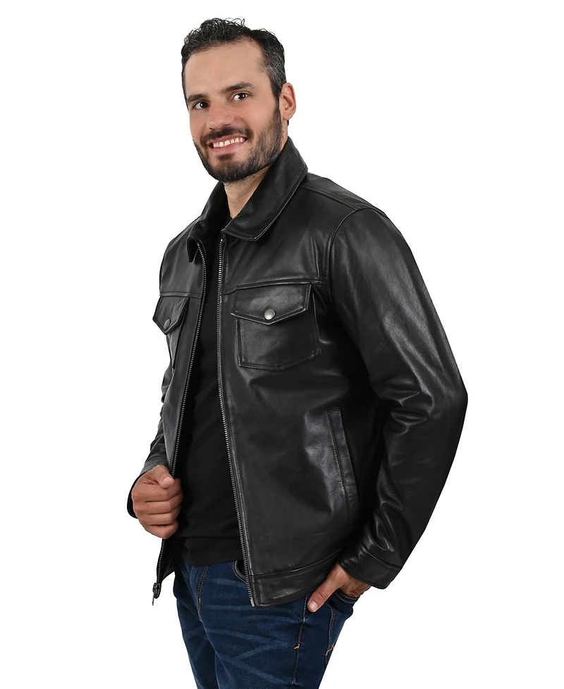 Frye Men's Regular-Fit Collared Neck Jacket