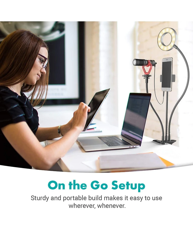 Movo Vgc-3 Selfie Ring Light Stand