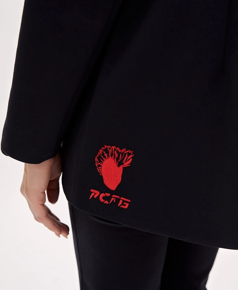 Pcfg Women's Cotton Blend Classic Blazer