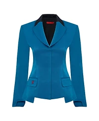 Pcfg Women's Slim-Fit High-Shine Blazer