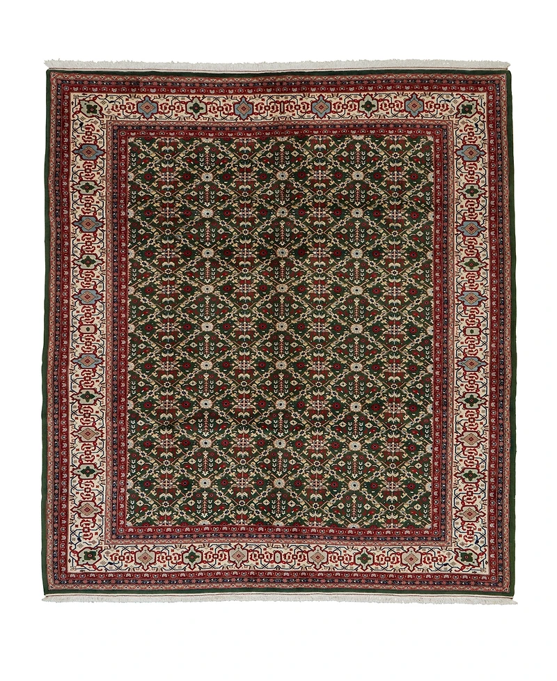 Adorn Hand Woven Rugs Persian Sarouk 7' 0" x 9' 5" Area Rug
