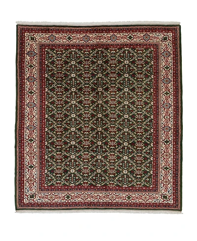 Adorn Hand Woven Rugs Persian Sarouk 7' 0" x 9' 5" Area Rug