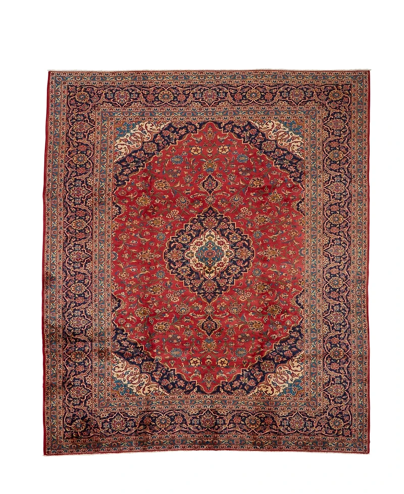 Adorn Hand Woven Rugs Persian Kashan 8' 4" x 12' 0" Area Rug