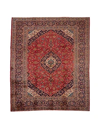 Adorn Hand Woven Rugs Persian Kashan 8' 4" x 12' 0" Area Rug
