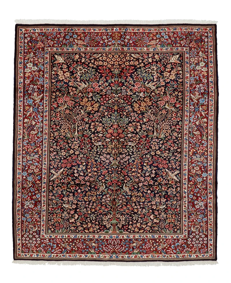 Adorn Hand Woven Rugs Persian Kerman 6' 2" x 8' 9" Area Rug
