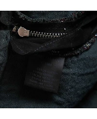 Pre-Owned Isabel Marant Women's Silver Zig-Zag Patterned Lurex Knit Mini Skirt