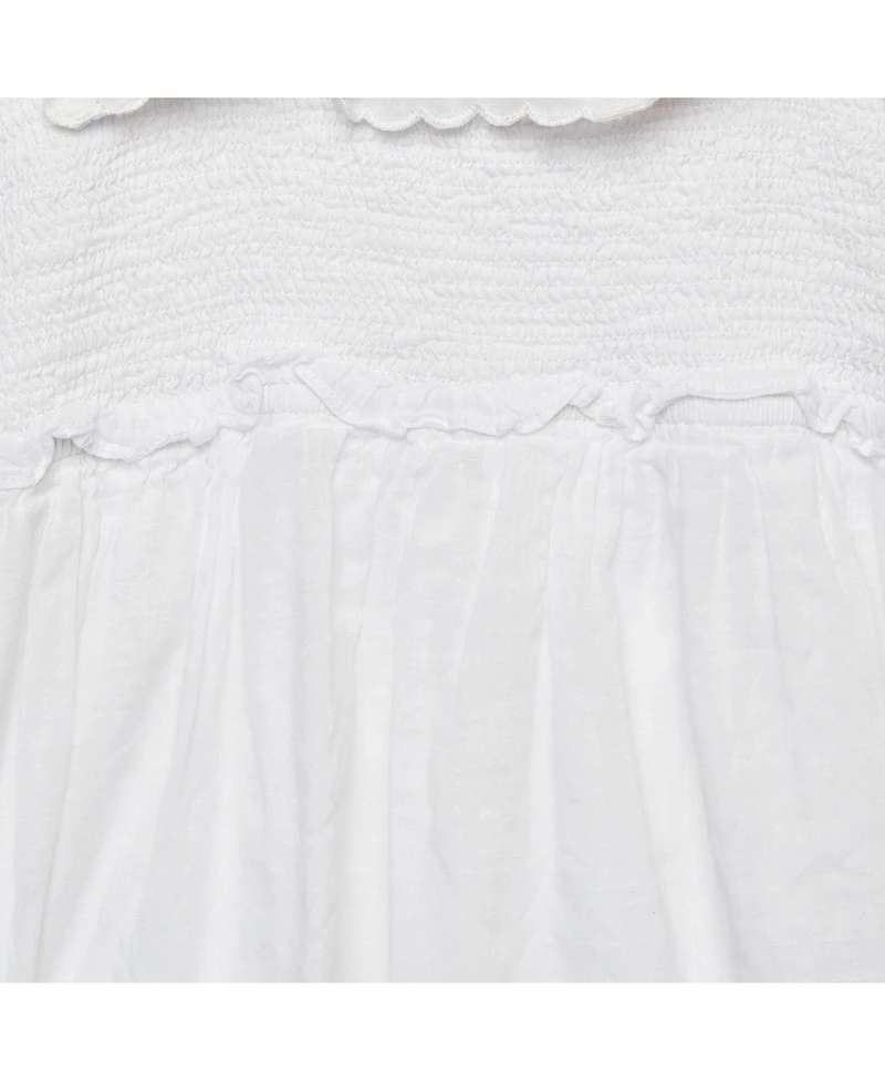 Pre-Owned Zimmermann Women's White Embroidered Cotton
