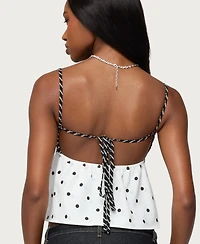 Edikted Women's Tilly Mixed Print Top