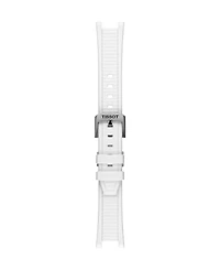 Tissot Unisex White Silicone Bracelet Watch, 38mm
