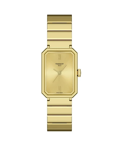 Tissot Women's Gold Stainless Steel Bracelet Watch, 21.80mm