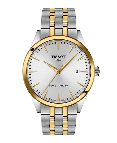 Tissot Men's Gray Stainless Steel Bracelet Watch