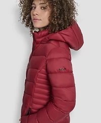Dkny Women's Zip-Front Long Coat