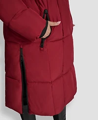 Dkny Women's Zip-Front Stand Collar Coat